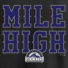 Colorado Rockies Women's Hometown Collection Mile High V-Neck T-Shirt - MLB T-shirts
