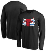 Black Chicago Bulls Hometown Collection Chicago Flag Long Sleeve T-Shirt sale | NBA