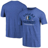 Royal Dallas Mavericks Vintage Arch Tri-Blend T-Shirt sale | NBA