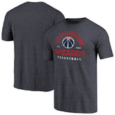 Navy Washington Wizards Vintage Arch Tri-Blend T-Shirt | NBA