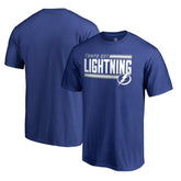 Tampa Bay Lightning Iconic Collection On Side Stripe T-Shirt - NHL T-shirts