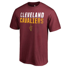 Wine Cleveland Cavaliers Fade Out T-Shirt sale | NBA