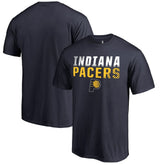 Navy Indiana Pacers Fade Out T-Shirt | NBA