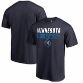 Navy Minnesota Timberwolves Fade Out T-Shirt | NBA