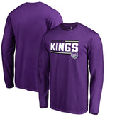 Purple Sacramento Kings Onside Stripe Long Sleeve T-Shirt | NBA