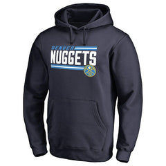Navy Denver Nuggets Onside Stripe Pullover Hoodie sale | NBA