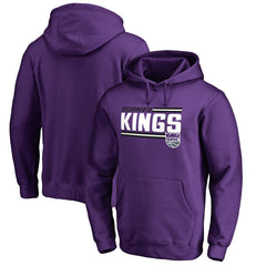 Purple Sacramento Kings Onside Stripe Pullover Hoodie | NBA