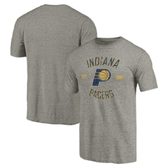 Gray Indiana Pacers Team Heritage Tri-Blend T-Shirt | NBA