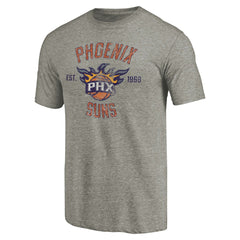 Gray Phoenix Suns Team Heritage Tri-Blend T-Shirt | NBA