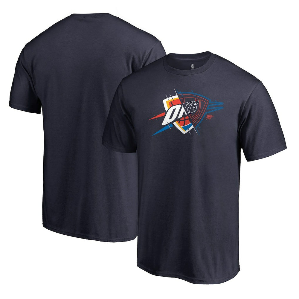 Navy Oklahoma City Thunder X-Ray T-Shirt | NBA