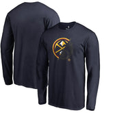 Navy Denver Nuggets X-Ray Long Sleeve T-Shirt sale | NBA