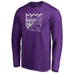 Purple Sacramento Kings X-Ray Long Sleeve T-Shirt | NBA