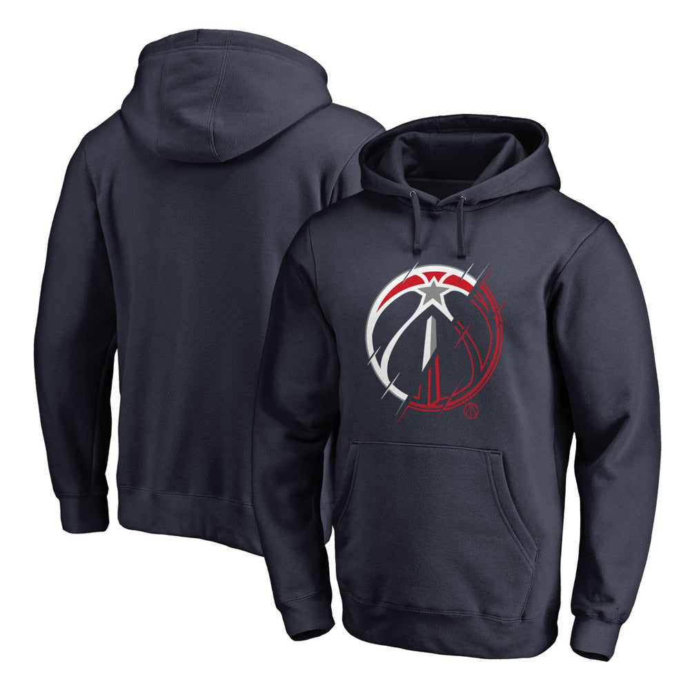 Navy Washington Wizards X-Ray Pullover Hoodie | NBA