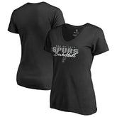 Black San Antonio Spurs Women's Script Assist T-Shirt | NBA