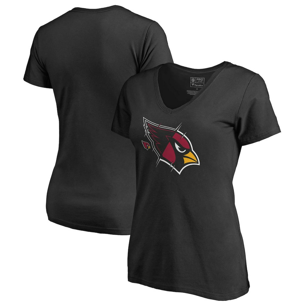 Arizona Cardinals Women's X-Ray Slim Fit V-Neck T-Shirt | NFL On sale
