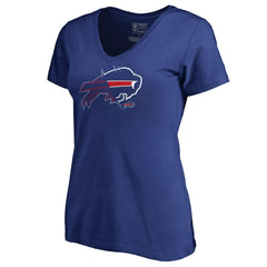Buffalo Bills Women's X-Ray Slim Fit V-Neck T-Shirt | NFL On sale