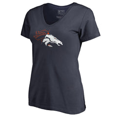 Denver Broncos Women's X-Ray V-Neck T-Shirt | NFL Online