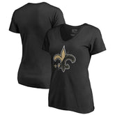 New Orleans Saints Women's X-Ray Slim Fit V-Neck T-Shirt | NFL Online