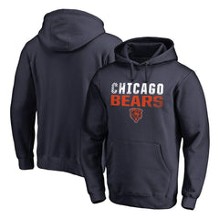 Chicago Bears Iconic Collection Fade Out Pullover Hoodie | NFL Hot