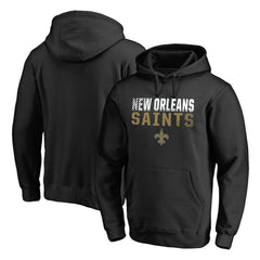 New Orleans Saints Iconic Collection Fade Out Pullover Hoodie | NFL Near me
