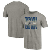 Tampa Bay Rays Cooperstown Collection Antique Stack Tri-Blend T-Shirt - MLB T-shirts