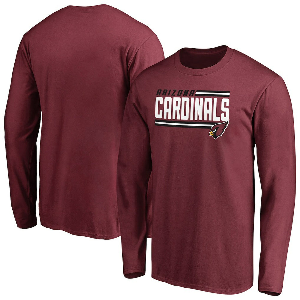 Arizona Cardinals Iconic Collection On Side Stripe Long Sleeve T-Shirt | NFL US