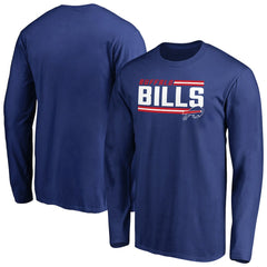 Buffalo Bills Iconic Collection On Side Stripe Long Sleeve T-Shirt | NFL Online