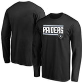 Las Vegas Raiders Iconic Collection On Side Stripe Long Sleeve T-Shirt | NFL US