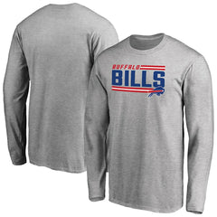 Buffalo Bills Iconic Collection On Side Stripe Long Sleeve T-Shirt | NFL Online