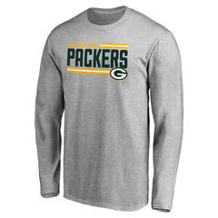 Green Bay Packers Iconic Collection On Side Stripe Long Sleeve T-Shirt | NFL Sale