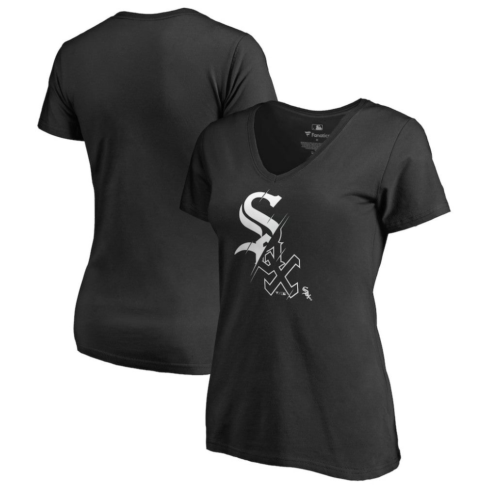 Chicago White Sox Women's X-Ray V-Neck T-Shirt - MLB T-shirts