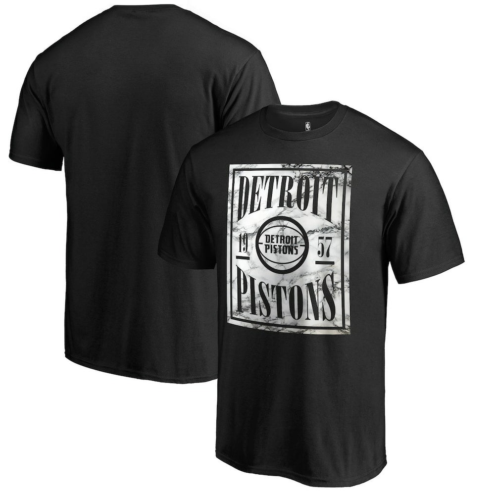 Detroit Pistons Black Court Vision T-Shirt sale | NBA