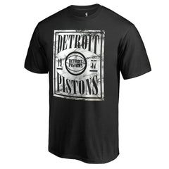 Detroit Pistons Black Court Vision T-Shirt sale | NBA