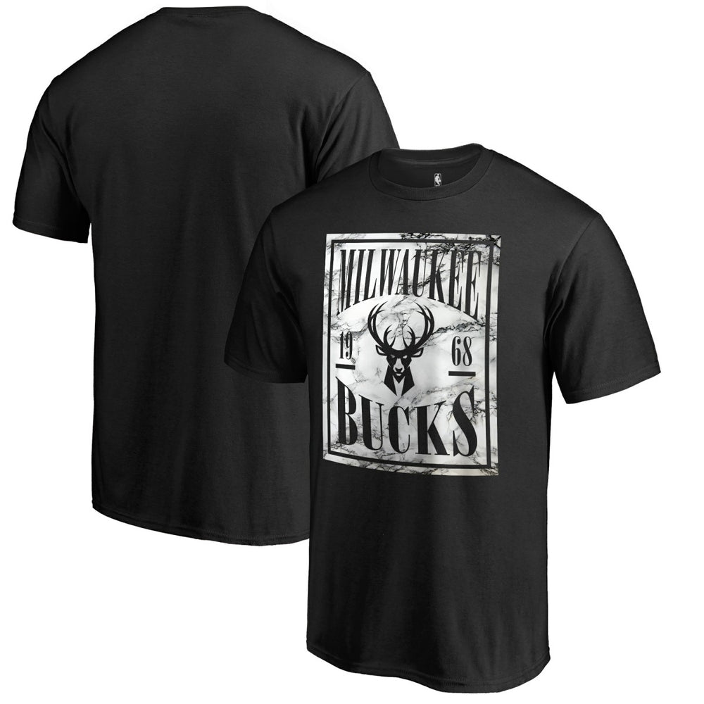 Milwaukee Bucks Black Court Vision T-Shirt shop | NBA
