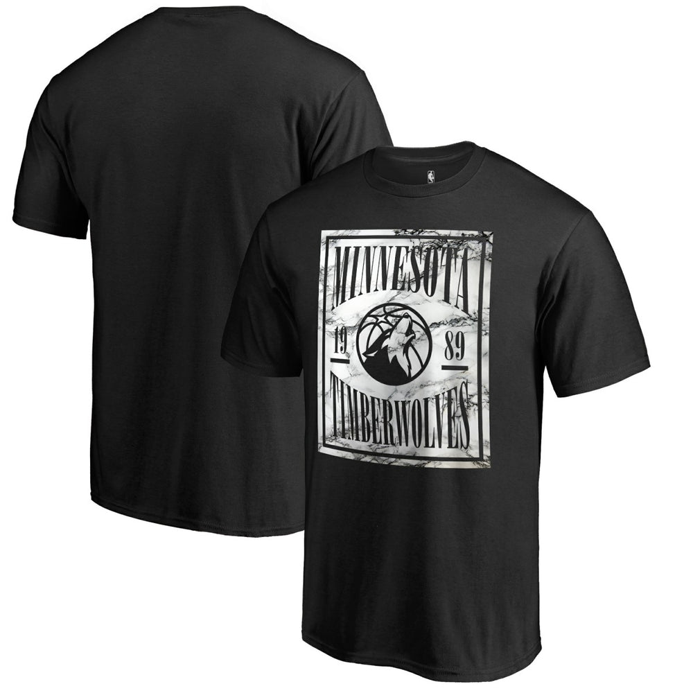 Minnesota Timberwolves Black Court Vision T-Shirt discount | NBA
