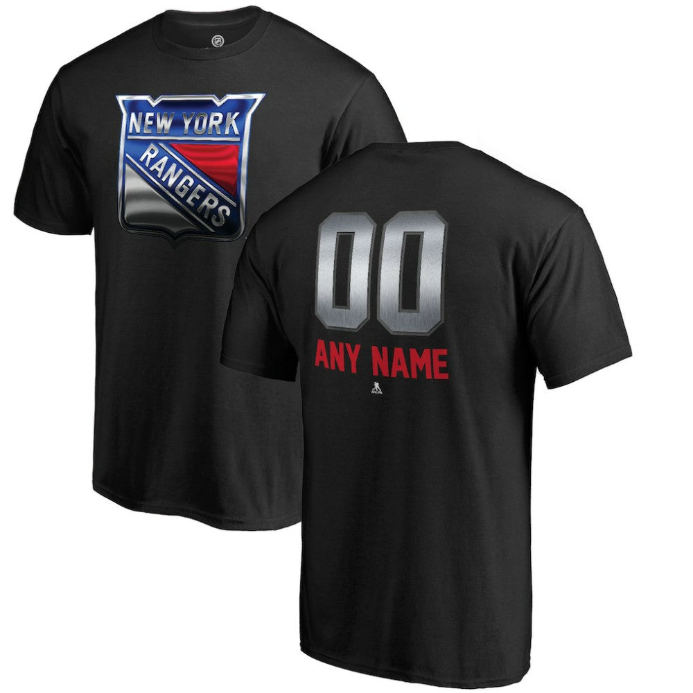 New York Rangers Personalized Midnight Mascot T-Shirt - NHL T-shirts