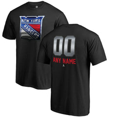 New York Rangers Personalized Midnight Mascot T-Shirt - NHL T-shirts