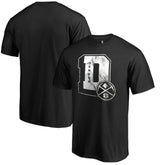 Black Denver Nuggets Letterman T-Shirt sale | NBA
