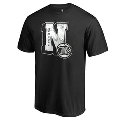 Black New York Knicks Letterman T-Shirt | NBA