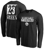 Black Draymond Green Golden State Warriors Yin & Yang Name and Number Long Sleeve T-Shirt sale | NBA