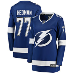 Victor Hedman Tampa Bay Lightning Fanatics Women's Home Breakaway Jersey - NHL Jerseys