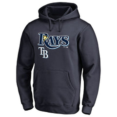 Tampa Bay Rays Team Lockup Fitted Pullover Hoodie - MLB Hoodies