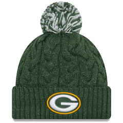 Green Bay Packers Women's Cozy Cable Cuffed Knit Hat | NFL Online