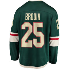 Jonas Brodin Minnesota Wild Fanatics Breakaway Jersey - NHL Jerseys