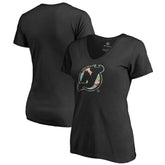 New Jersey Devils Women's Lovely V-Neck T-Shirt - NHL T-shirts