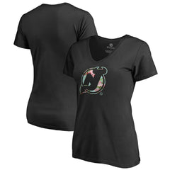 New Jersey Devils Women's Lovely V-Neck T-Shirt - NHL T-shirts