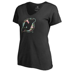 New Jersey Devils Women's Lovely V-Neck T-Shirt - NHL T-shirts