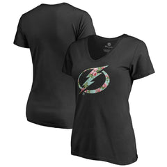 Tampa Bay Lightning Women's Lovely V-Neck T-Shirt - NHL T-shirts
