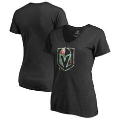 Vegas Golden Knights Women's Lovely V-Neck T-Shirt - NHL T-shirts