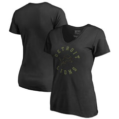 Detroit Lions Women's Camo Collection Liberty V-Neck T-Shirt | NFL Discount